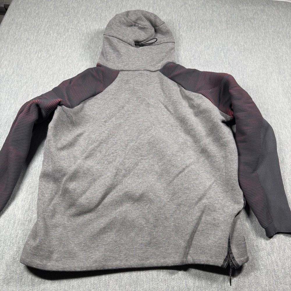 Nike Tech Fleece Dynamic Reveal Hoodie Women XL Gray Tech Fleece 1/2 Zip Pullove - Picture 8 of 9